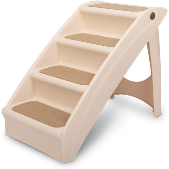 PetSafe Cozy Up Dog Stairs, Dog Stairs for Small and Large Dogs, Dog Stairs for Bed and Sofa, Dog Stairs for Car, Foldable Robust and Lightweight Design, Quick Storage, 50 or 64 cm High PetSafe Cozy Up Dog Stairs, Dog Stairs for Small and Large Dogs, Dog Stairs for Bed and Sofa, Dog Stairs for Car, Foldable Robust and Lightweight Design, Quick Storage, 50 or 64 cm High