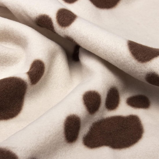 Petface Soft Fleece Comforter Paw Prints Blanket for Dog, 100 x 70 cm Petface Soft Fleece Comforter Paw Prints Blanket for Dog, 100 x 70 cm