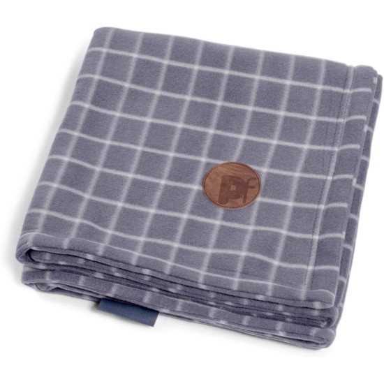 Petface Window Pane Check Pattern Fleece Blanket for Dogs, Grey Petface Window Pane Check Pattern Fleece Blanket for Dogs, Grey