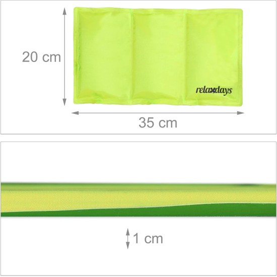 Relaxdays Dog Cooling Mat, 20 x 35 cm, Self-Cooling Dog Mat, Gel Wipe Clean Cooling Mat for Pets, Green Relaxdays Dog Cooling Mat, 20 x 35 cm, Self-Cooling Dog Mat, Gel Wipe Clean Cooling Mat for Pets, Green