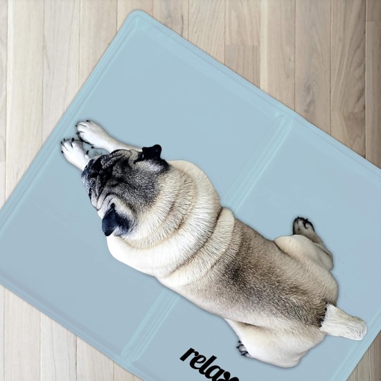Relaxdays Dog Cooling Mat, 20 x 35 cm, Self-Cooling Dog Mat, Gel Wipe Clean Cooling Mat for Pets, Green Relaxdays Dog Cooling Mat, 20 x 35 cm, Self-Cooling Dog Mat, Gel Wipe Clean Cooling Mat for Pets, Green