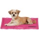 Relaxdays Dog Cooling Mat, 20 x 35 cm, Self-Cooling Dog Mat with Gel, Wipe-Clean Cooling Mat for Pets, Pink Relaxdays Dog Cooling Mat, 20 x 35 cm, Self-Cooling Dog Mat with Gel, Wipe-Clean Cooling Mat for Pets, Pink