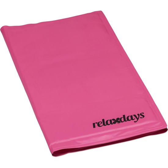 Relaxdays Dog Cooling Mat, 20 x 35 cm, Self-Cooling Dog Mat with Gel, Wipe-Clean Cooling Mat for Pets, Pink Relaxdays Dog Cooling Mat, 20 x 35 cm, Self-Cooling Dog Mat with Gel, Wipe-Clean Cooling Mat for Pets, Pink