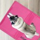 Relaxdays Dog Cooling Mat, 20 x 35 cm, Self-Cooling Dog Mat with Gel, Wipe-Clean Cooling Mat for Pets, Pink Relaxdays Dog Cooling Mat, 20 x 35 cm, Self-Cooling Dog Mat with Gel, Wipe-Clean Cooling Mat for Pets, Pink