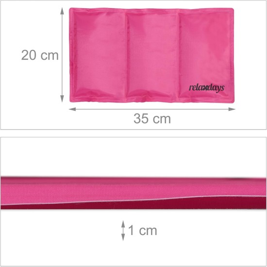 Relaxdays Dog Cooling Mat, 20 x 35 cm, Self-Cooling Dog Mat with Gel, Wipe-Clean Cooling Mat for Pets, Pink Relaxdays Dog Cooling Mat, 20 x 35 cm, Self-Cooling Dog Mat with Gel, Wipe-Clean Cooling Mat for Pets, Pink