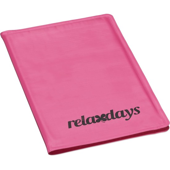 Relaxdays Dog Cooling Mat, 20 x 35 cm, Self-Cooling Dog Mat with Gel, Wipe-Clean Cooling Mat for Pets, Pink Relaxdays Dog Cooling Mat, 20 x 35 cm, Self-Cooling Dog Mat with Gel, Wipe-Clean Cooling Mat for Pets, Pink