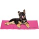 Relaxdays Dog Cooling Mat, 20 x 35 cm, Self-Cooling Dog Mat with Gel, Wipe-Clean Cooling Mat for Pets, Pink Relaxdays Dog Cooling Mat, 20 x 35 cm, Self-Cooling Dog Mat with Gel, Wipe-Clean Cooling Mat for Pets, Pink