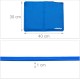 Relaxdays Dog Cooling Mat, 40 x 30 cm, Self-Cooling Dog Mat, Gel Wipe Clean, Cooling Mat for Pets, Blue Relaxdays Dog Cooling Mat, 40 x 30 cm, Self-Cooling Dog Mat, Gel Wipe Clean, Cooling Mat for Pets, Blue