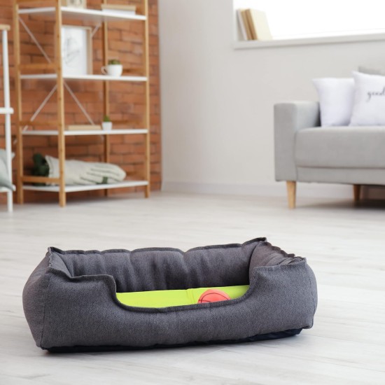 Relaxdays Dog Cooling Mat, 60 x 100 cm, Self-Cooling Dog Mat, Gel Wipe Clean Cooling Mat for Pets, Green Relaxdays Dog Cooling Mat, 60 x 100 cm, Self-Cooling Dog Mat, Gel Wipe Clean Cooling Mat for Pets, Green