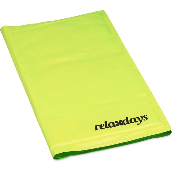 Relaxdays Dog Cooling Mat, 60 x 100 cm, Self-Cooling Dog Mat, Gel Wipe Clean Cooling Mat for Pets, Green Relaxdays Dog Cooling Mat, 60 x 100 cm, Self-Cooling Dog Mat, Gel Wipe Clean Cooling Mat for Pets, Green