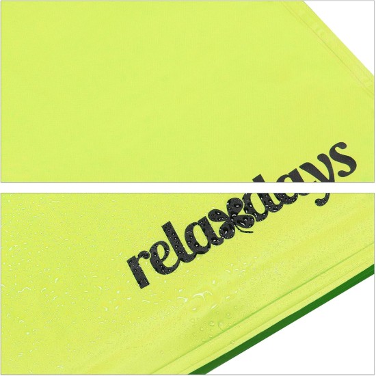 Relaxdays Dog Cooling Mat, 60 x 100 cm, Self-Cooling Dog Mat, Gel Wipe Clean Cooling Mat for Pets, Green Relaxdays Dog Cooling Mat, 60 x 100 cm, Self-Cooling Dog Mat, Gel Wipe Clean Cooling Mat for Pets, Green