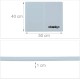 Relaxdays Dog Cooling Mat Self Cooling Wipe Clean Heavy Duty with Gel Pet Cooling Blanket Cold Blanket, blue, 60 x 100 cm Relaxdays Dog Cooling Mat Self Cooling Wipe Clean Heavy Duty with Gel Pet Cooling Blanket Cold Blanket, blue, 60 x 100 cm
