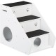 Relaxdays Dog Stairs 3 Steps, Dogs & Cats, HBT 52.5 x 42 x 60 cm, Pet Stairs Rug, Bed & Couch, White/Black Relaxdays Dog Stairs 3 Steps, Dogs & Cats, HBT 52.5 x 42 x 60 cm, Pet Stairs Rug, Bed & Couch, White/Black