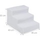 Relaxdays Dog Stairs, 3 Steps, Small & Large Dogs, Bed & Couch, Fabric Cover, Animal Stairs Inside, 30 x 35 x 45 cm, Choice of Colours Relaxdays Dog Stairs, 3 Steps, Small & Large Dogs, Bed & Couch, Fabric Cover, Animal Stairs Inside, 30 x 35 x 45 cm, Choice of Colours