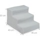 Relaxdays Dog Stairs, 3 Steps, Small & Large Dogs, Bed & Couch, Fabric Cover, Animal Stairs Inside, 30 x 35 x 45 cm, Choice of Colours Relaxdays Dog Stairs, 3 Steps, Small & Large Dogs, Bed & Couch, Fabric Cover, Animal Stairs Inside, 30 x 35 x 45 cm, Choice of Colours