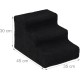 Relaxdays Dog Stairs, 3 Steps, Small & Large Dogs, Bed & Couch, Fabric Cover, Animal Stairs Inside, 30 x 35 x 45 cm, Choice of Colours Relaxdays Dog Stairs, 3 Steps, Small & Large Dogs, Bed & Couch, Fabric Cover, Animal Stairs Inside, 30 x 35 x 45 cm, Choice of Colours