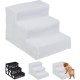 Relaxdays Dog Stairs, 3 Steps, Small & Large Dogs, Bed & Couch, Fabric Cover, Animal Stairs Inside, 30 x 35 x 45 cm, Choice of Colours Relaxdays Dog Stairs, 3 Steps, Small & Large Dogs, Bed & Couch, Fabric Cover, Animal Stairs Inside, 30 x 35 x 45 cm, Choice of Colours
