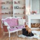 Relaxdays Dog Stairs 3 Steps for Dogs & Cats, HBT: 33 x 41 x 54 cm, Soft Pet Stairs, Bed and Couch, Black
