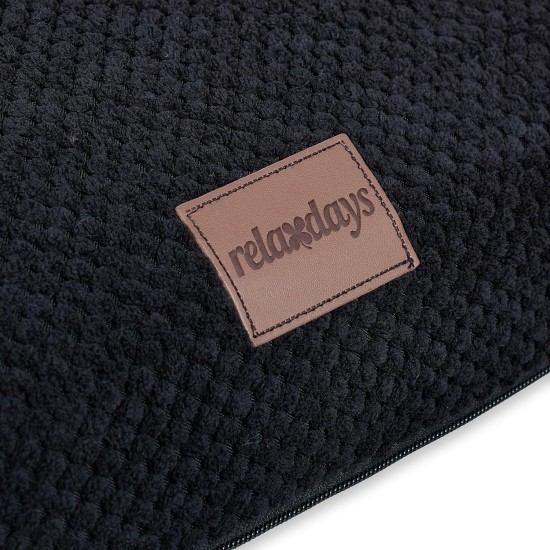 Relaxdays Dog Stairs 3 Steps for Dogs & Cats, HBT: 33 x 41 x 54 cm, Soft Pet Stairs, Bed and Couch, Black Relaxdays Dog Stairs 3 Steps for Dogs & Cats, HBT: 33 x 41 x 54 cm, Soft Pet Stairs, Bed and Couch, Black