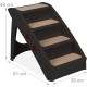 Relaxdays Dog Stairs 4 Steps, Small & Large Dogs, Bed & Couch, Car, Pet Stairs, H x W x D: 49 x 39 x 61 cm, Black Relaxdays Dog Stairs 4 Steps, Small & Large Dogs, Bed & Couch, Car, Pet Stairs, H x W x D: 49 x 39 x 61 cm, Black
