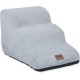 Relaxdays Pet Stairs 3 Steps Dogs & Cats H 33 x W 36.5 x D 52 cm Soft Dog Stairs for Bed Couch Grey Relaxdays Pet Stairs 3 Steps Dogs & Cats H 33 x W 36.5 x D 52 cm Soft Dog Stairs for Bed Couch Grey