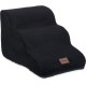 Relaxdays Pet Stairs 3 Steps Dogs & Cats H 33 x W 36.5 x D 52 cm Soft Dog Stairs for Bed Couch Grey Relaxdays Pet Stairs 3 Steps Dogs & Cats H 33 x W 36.5 x D 52 cm Soft Dog Stairs for Bed Couch Grey