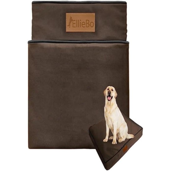 Replacement Waterproof Dog Bed Cover, Medium, 71 x 48 cm, Brown Replacement Waterproof Dog Bed Cover, Medium, 71 x 48 cm, Brown