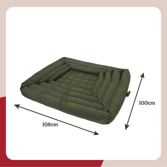 Rosewood Water Resistant Crate Mattress, 30-inch, Medium, Green Rosewood Water Resistant Crate Mattress, 30-inch, Medium, Green