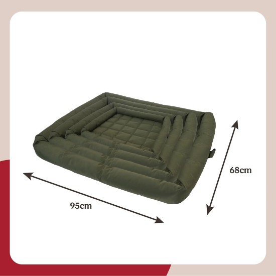 Rosewood Water Resistant Crate Mattress, 30-inch, Medium, Green Rosewood Water Resistant Crate Mattress, 30-inch, Medium, Green