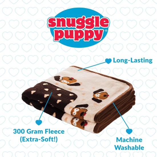Smart Pet Love - Snuggle Blanket for Pets, Brown Pattern Smart Pet Love - Snuggle Blanket for Pets, Brown Pattern