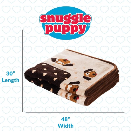 Smart Pet Love - Snuggle Blanket for Pets, Brown Pattern Smart Pet Love - Snuggle Blanket for Pets, Brown Pattern