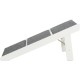 TRIXIE 39462 Folding and Joint-friendly Ramp for Dogs and Cats, Ramp with Fold-Out Steps, MDF, 44 x 46 x 106 cm, White, Maximum Load 70 kg
