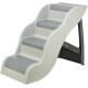TRIXIE 4-Tier Lightweight Pet Stairs, Folding Dog Stairs for Couch and Bed, Non-Slip Rubber Treads, Ideal for Small Dogs and Cats, Grey TRIXIE 4-Tier Lightweight Pet Stairs, Folding Dog Stairs for Couch and Bed, Non-Slip Rubber Treads, Ideal for Small Dogs and Cats, Grey