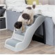 TRIXIE 4-Tier Lightweight Pet Stairs, Folding Dog Stairs for Couch and Bed, Non-Slip Rubber Treads, Ideal for Small Dogs and Cats, Grey TRIXIE 4-Tier Lightweight Pet Stairs, Folding Dog Stairs for Couch and Bed, Non-Slip Rubber Treads, Ideal for Small Dogs and Cats, Grey