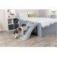 TRIXIE 4-Tier Lightweight Pet Stairs, Folding Dog Stairs for Couch and Bed, Non-Slip Rubber Treads, Ideal for Small Dogs and Cats, Grey TRIXIE 4-Tier Lightweight Pet Stairs, Folding Dog Stairs for Couch and Bed, Non-Slip Rubber Treads, Ideal for Small Dogs and Cats, Grey