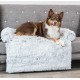 TRIXIE Harvey 38046 Waterproof and Particularly Cuddly Dog Blanket for the Couch Upholstered Protective Blanket Square, 90 x 90 cm, White/Black with Removable, Machine-Washable Cover TRIXIE Harvey 38046 Waterproof and Particularly Cuddly Dog Blanket for the Couch Upholstered Protective Blanket Square, 90 x 90 cm, White/Black with Removable, Machine-Washable Cover