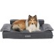 TRIXIE Liano 37985 Non-Slip Dog Sofa, Square, 100 x 60 cm, Grey with Removable, Washable Cover TRIXIE Liano 37985 Non-Slip Dog Sofa, Square, 100 x 60 cm, Grey with Removable, Washable Cover