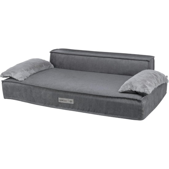 TRIXIE Liano 37985 Non-Slip Dog Sofa, Square, 100 x 60 cm, Grey with Removable, Washable Cover TRIXIE Liano 37985 Non-Slip Dog Sofa, Square, 100 x 60 cm, Grey with Removable, Washable Cover