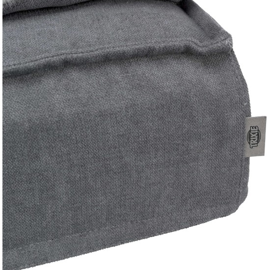 TRIXIE Liano 37985 Non-Slip Dog Sofa, Square, 100 x 60 cm, Grey with Removable, Washable Cover TRIXIE Liano 37985 Non-Slip Dog Sofa, Square, 100 x 60 cm, Grey with Removable, Washable Cover