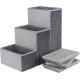 TRIXIE Velour Foldable 3-Tier Pet Stairs with Storage Space, Foldable Storage Compartments for Pet Toys TRIXIE Velour Foldable 3-Tier Pet Stairs with Storage Space, Foldable Storage Compartments for Pet Toys