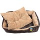 The Dog Company Dog 38847 Pet Bed Size Large 90 x 70 x 20 cm Beige/Brown