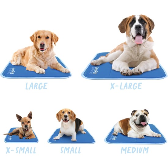TheGreenPetShop Dog Cooling Mat, Gel Self-Cooling Mat for Dogs, The Must-Have Cool Pet Pad for Hot Summer Weather, Patented Pressure-Activated Pet Cooling Pad, No Water or Electricity Required TheGreenPetShop Dog Cooling Mat, Gel Self-Cooling Mat for Dogs, The Must-Have Cool Pet Pad for Hot Summer Weather, Patented Pressure-Activated Pet Cooling Pad, No Water or Electricity Required
