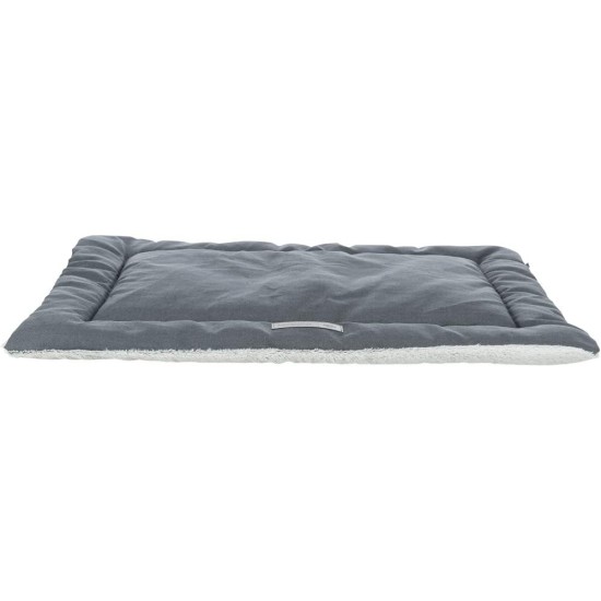 Trixie Farello Plush Wooven Fabric Sleeping Mat, 60 × 50 cm, White/Grey and Grey Trixie Farello Plush Wooven Fabric Sleeping Mat, 60 × 50 cm, White/Grey and Grey