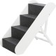 Trixie Pet Stairs Folding 4 Steps Lightweight Aluminum Portable Stairs Pet Stairs
