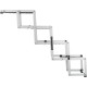 Trixie Pet Stairs Folding 4 Steps Lightweight Aluminum Portable Stairs Pet Stairs