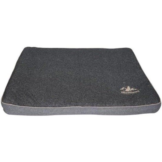 Tyrol Master T80 Comfort Yellowstone Dog Mattress, Indoor Accessory, Machine Washable at 30°C, Double Sided, Removable Cover, for Medium and Large Dogs, 80 x 60 x 7 cm Tyrol Master T80 Comfort Yellowstone Dog Mattress, Indoor Accessory, Machine Washable at 30°C, Double Sided, Removable Cover, for Medium and Large Dogs, 80 x 60 x 7 cm