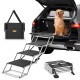 VEVOR Pet Ramp for Vehicles, 4 Step Wide Folding Stairs for Dogs, Aluminium Car Ramp with Non-Slip Coating, Easy to Carry Steps for SUVs, Trucks, Supports up to 250 lbs VEVOR Pet Ramp for Vehicles, 4 Step Wide Folding Stairs for Dogs, Aluminium Car Ramp with Non-Slip Coating, Easy to Carry Steps for SUVs, Trucks, Supports up to 250 lbs