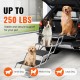 VEVOR Pet Ramp for Vehicles, 4 Step Wide Folding Stairs for Dogs, Aluminium Car Ramp with Non-Slip Coating, Easy to Carry Steps for SUVs, Trucks, Supports up to 250 lbs VEVOR Pet Ramp for Vehicles, 4 Step Wide Folding Stairs for Dogs, Aluminium Car Ramp with Non-Slip Coating, Easy to Carry Steps for SUVs, Trucks, Supports up to 250 lbs