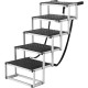 VEVOR Pet Ramp for Vehicles, 4 Step Wide Folding Stairs for Dogs, Aluminium Car Ramp with Non-Slip Coating, Easy to Carry Steps for SUVs, Trucks, Supports up to 250 lbs VEVOR Pet Ramp for Vehicles, 4 Step Wide Folding Stairs for Dogs, Aluminium Car Ramp with Non-Slip Coating, Easy to Carry Steps for SUVs, Trucks, Supports up to 250 lbs