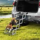 VEVOR Pet Ramp for Vehicles, 4 Step Wide Folding Stairs for Dogs, Aluminium Car Ramp with Non-Slip Coating, Easy to Carry Steps for SUVs, Trucks, Supports up to 250 lbs VEVOR Pet Ramp for Vehicles, 4 Step Wide Folding Stairs for Dogs, Aluminium Car Ramp with Non-Slip Coating, Easy to Carry Steps for SUVs, Trucks, Supports up to 250 lbs